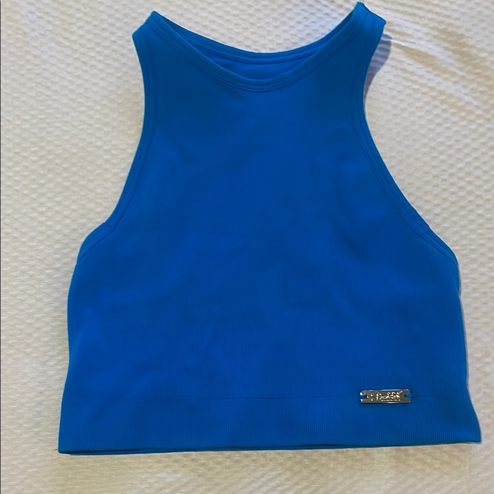 Bombshell Sportswear Blue Crop Top